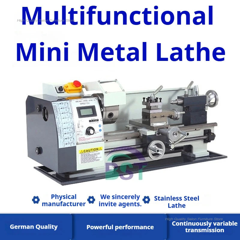 Multi-functional Mini Lathe High-precision Woodworking Mini Lathe Instrument Commercial Machinery Mini Draaibank ZY60XXCC
Multi-functional Mini Lathe High-precision Woodworking Mini Lathe Instrument Commercial Machinery Mini Draaibank ZY60XXCC