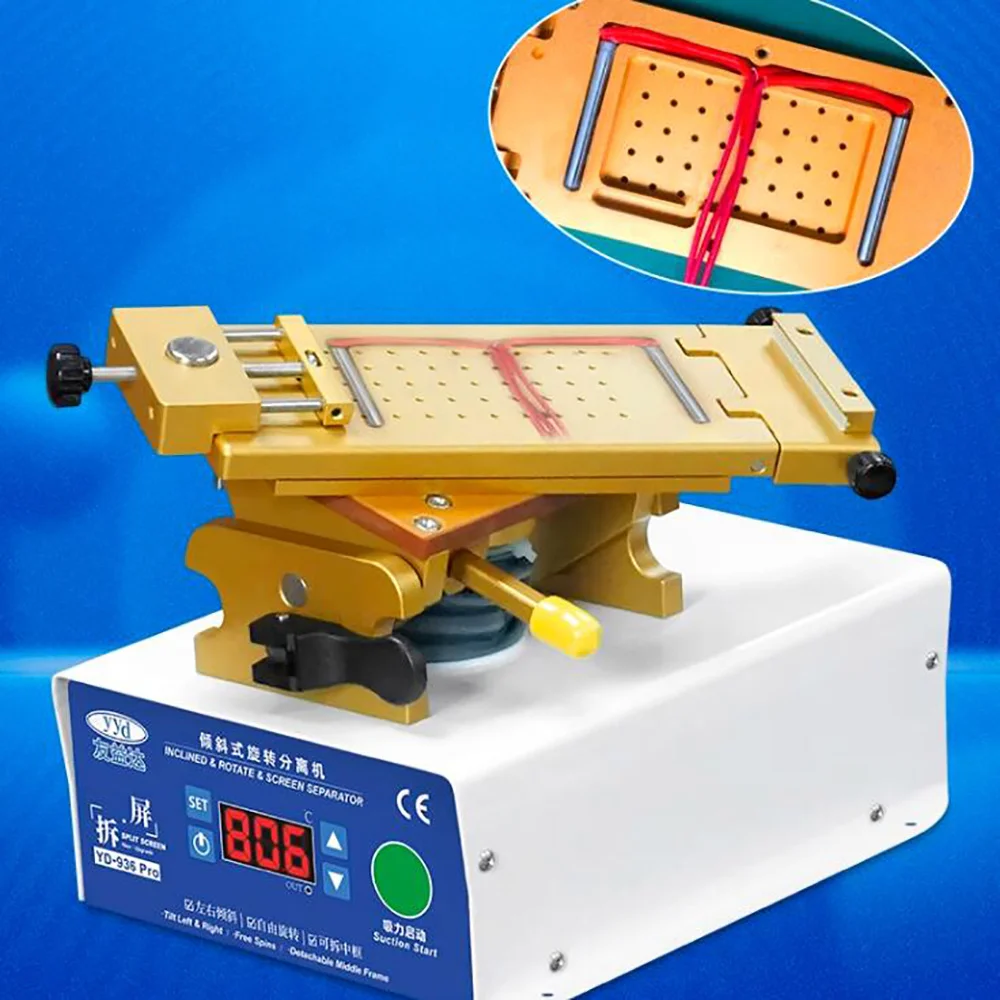220V Mobile Phone Screen Rotating Separator, Multifunctional Tilting Heating Table
220V Mobile Phone Screen Rotating Separator, Multifunctional Tilting Heating Table