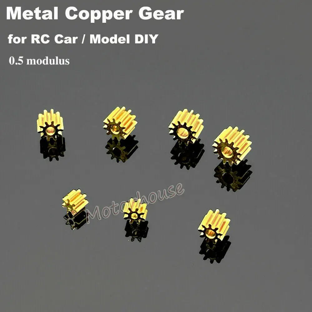 5pcs/lot 0.5 Modulus 7T 8T 9T 10T 11T 12T 13T Metal Copper Gear Pinion transmission Gear Fit 1mm 1.5mm 2mm 2.3mm Shaft DIY Toy
5pcs/lot 0.5 Modulus 7T 8T 9T 10T 11T 12T 13T Metal Copper Gear Pinion transmission Gear Fit 1mm 1.5mm 2mm 2.3mm Shaft DIY Toy