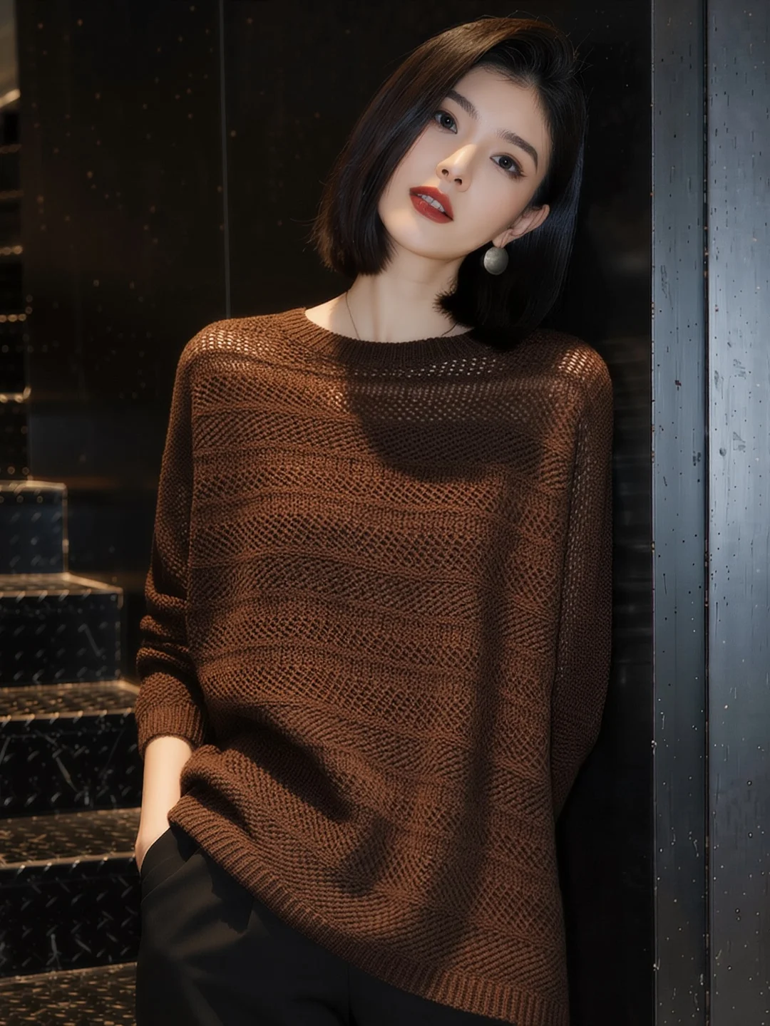 Winter New Design Hollow out Long Sve Women's Loose Knitted Sweater Faionable Versatile Comfortable Fit Premium Feeling
Winter New Design Hollow out Long Sve Women's Loose Knitted Sweater Faionable Versatile Comfortable Fit Premium Feeling