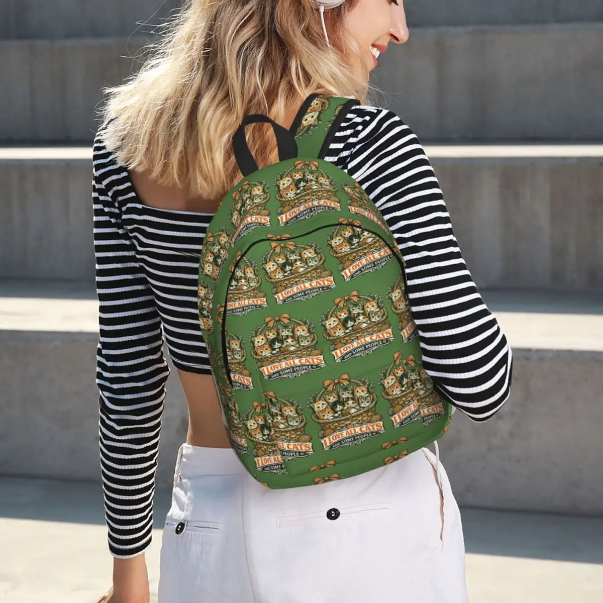I Love All Cats And Some People Student Backpack School Bag Hiking Travel Daypack for Men Women Fashion Bookbag Shoulder Bags
I Love All Cats And Some People Student Backpack School Bag Hiking Travel Daypack for Men Women Fashion Bookbag Shoulder Bags