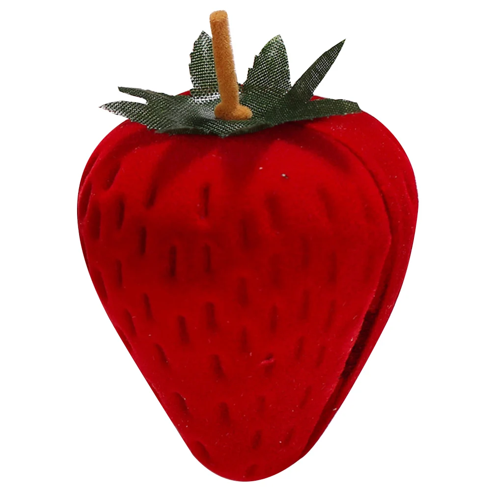 Strawberry Jewelry Box Red Ring Holder Necklace Storage Delicate Case Premium Material Protective Pad Travel Gift Women Girls
Strawberry Jewelry Box Red Ring Holder Necklace Storage Delicate Case Premium Material Protective Pad Travel Gift Women Girls