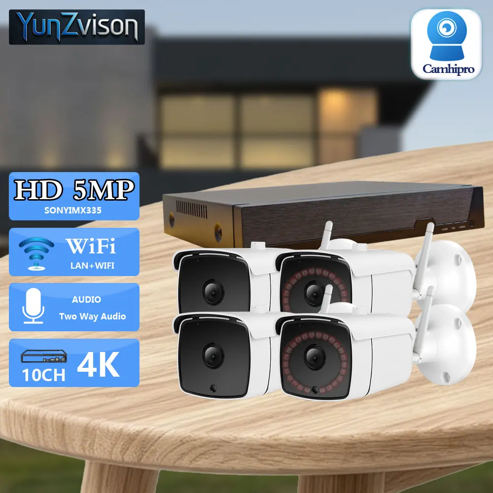 C-R SO-NY335 HD 5MP Low illumination Wired/Wireless Security Wifi Камера 3.6mm Audio IR 30M Surveillance Vedio 10CH 4K NVR Kit
C-R SO-NY335 HD 5MP Low illumination Wired/Wireless Security Wifi Камера 3.6mm Audio IR 30M Surveillance Vedio 10CH 4K NVR Kit