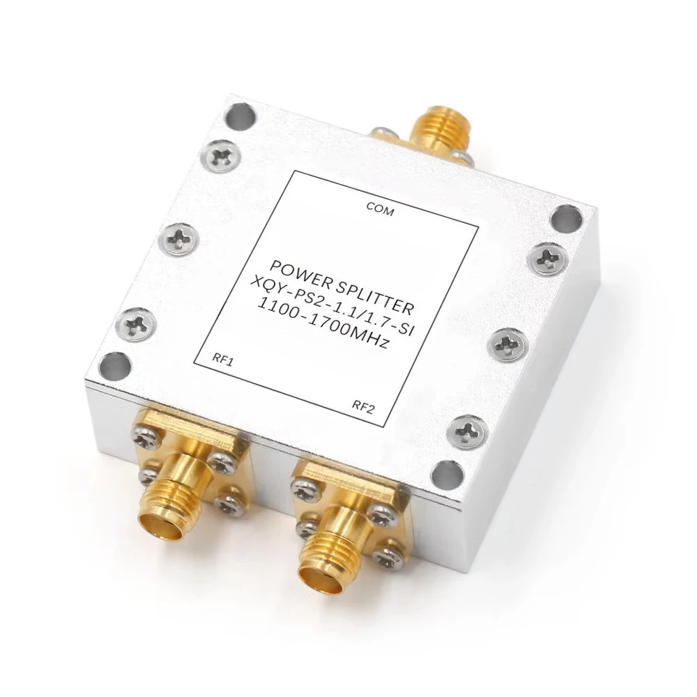 Female Type Power Splitter 1100MHz to 1700MHz 2 Way Power Divider RF Combiner Microwave Manufacturer
Female Type Power Splitter 1100MHz to 1700MHz 2 Way Power Divider RF Combiner Microwave Manufacturer
