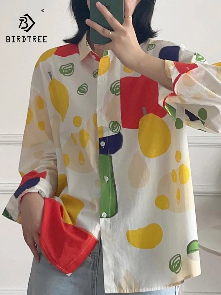 New 2025 Autumn Cotton Long Sleeve Shirt, Women Turn-down Collar Funny Print, Mori Girl Fashion Casual INS Loose Blouse T58290CC
New 2025 Autumn Cotton Long Sleeve Shirt, Women Turn-down Collar Funny Print, Mori Girl Fashion Casual INS Loose Blouse T58290CC