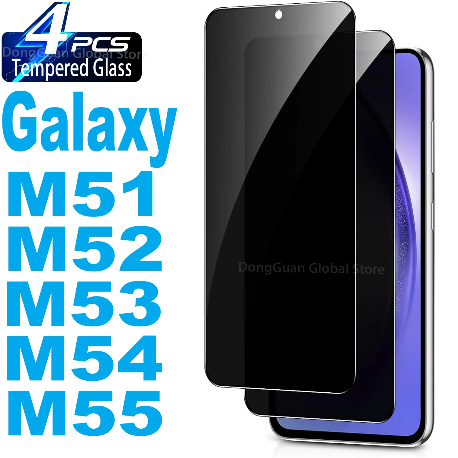 For Samsung Galaxy M51 / M52 / M53 / M54 / M55 Anti Spy Tempered Glass Screen Protector Privacy Glass Film
For Samsung Galaxy M51 / M52 / M53 / M54 / M55 Anti Spy Tempered Glass Screen Protector Privacy Glass Film