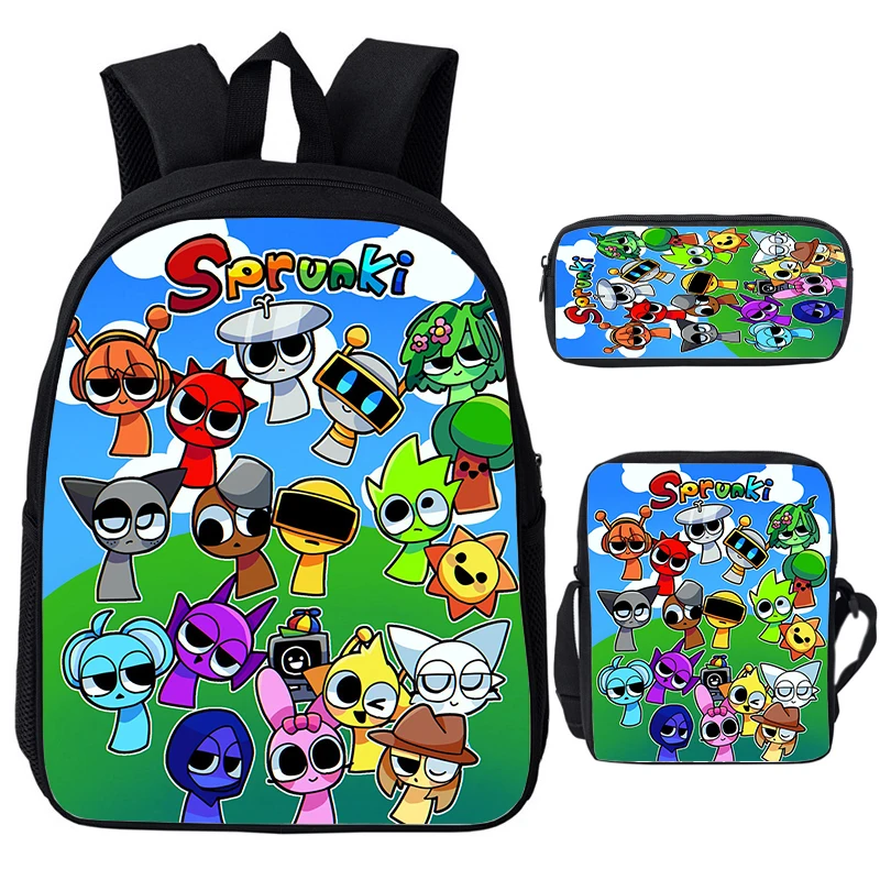 Hot Game Sprunki Backpacks 3 PCS Set New Students School Bags Girl Boy Back To School Gift Casual Mochila Teenager Travel Bags
Hot Game Sprunki Backpacks 3 PCS Set New Students School Bags Girl Boy Back To School Gift Casual Mochila Teenager Travel Bags