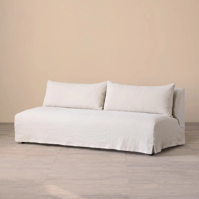 The lobby of the wabi-**** wind homestay can be dismantled and washed, and the cotton and linen long sofa without armrests is th
The lobby of the wabi-**** wind homestay can be dismantled and washed, and the cotton and linen long sofa without armrests is th