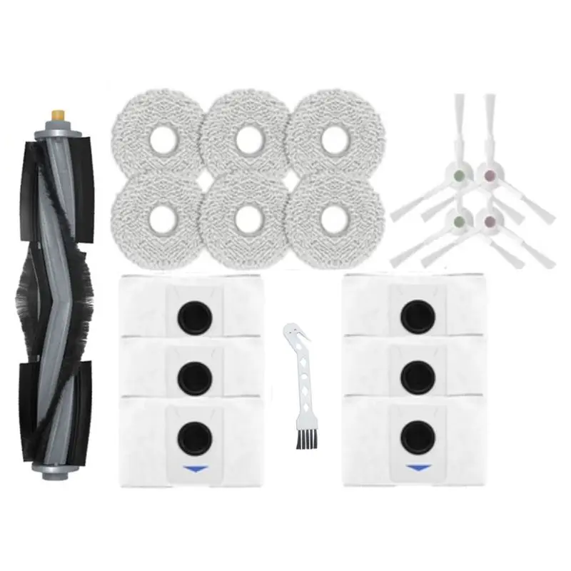 AUAU-18 шт. для Ecovacs Deebot T20/T20MAX/T20PRO/X1 OMNI/T10 Omni/Turbo пылесос основная боковая щетка мешок для пыли ткань для швабры
AUAU-18 шт. для Ecovacs Deebot T20/T20MAX/T20PRO/X1 OMNI/T10 Omni/Turbo пылесос основная боковая щетка мешок для пыли ткань для швабры