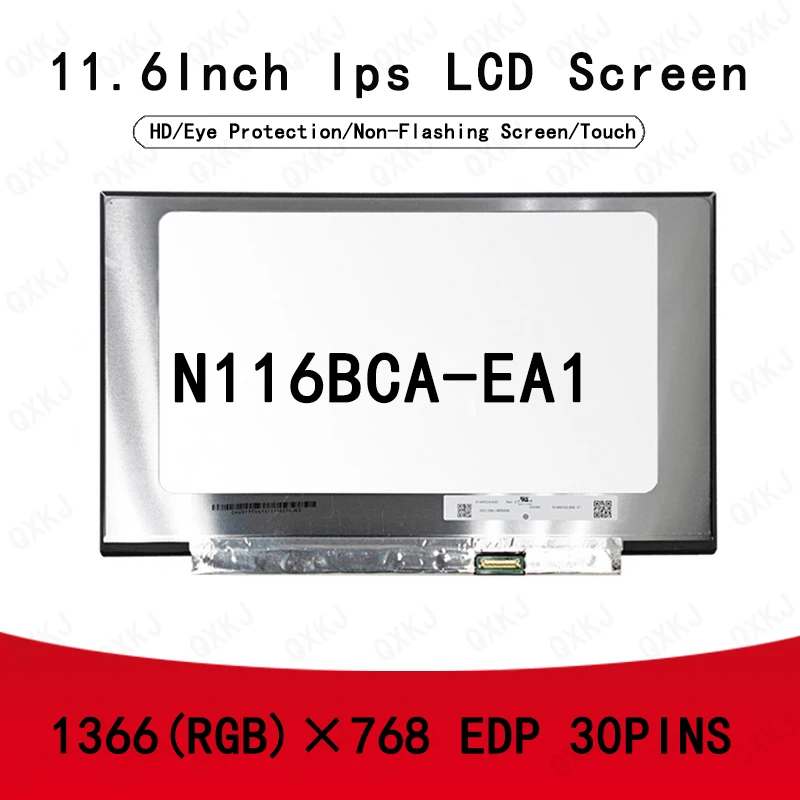 30pin N116BCA-EA1 11.6 inch 1366*768 Wholesale LCD Panel Laptop Monitor Replacement LCD Screen
30pin N116BCA-EA1 11.6 inch 1366*768 Wholesale LCD Panel Laptop Monitor Replacement LCD Screen