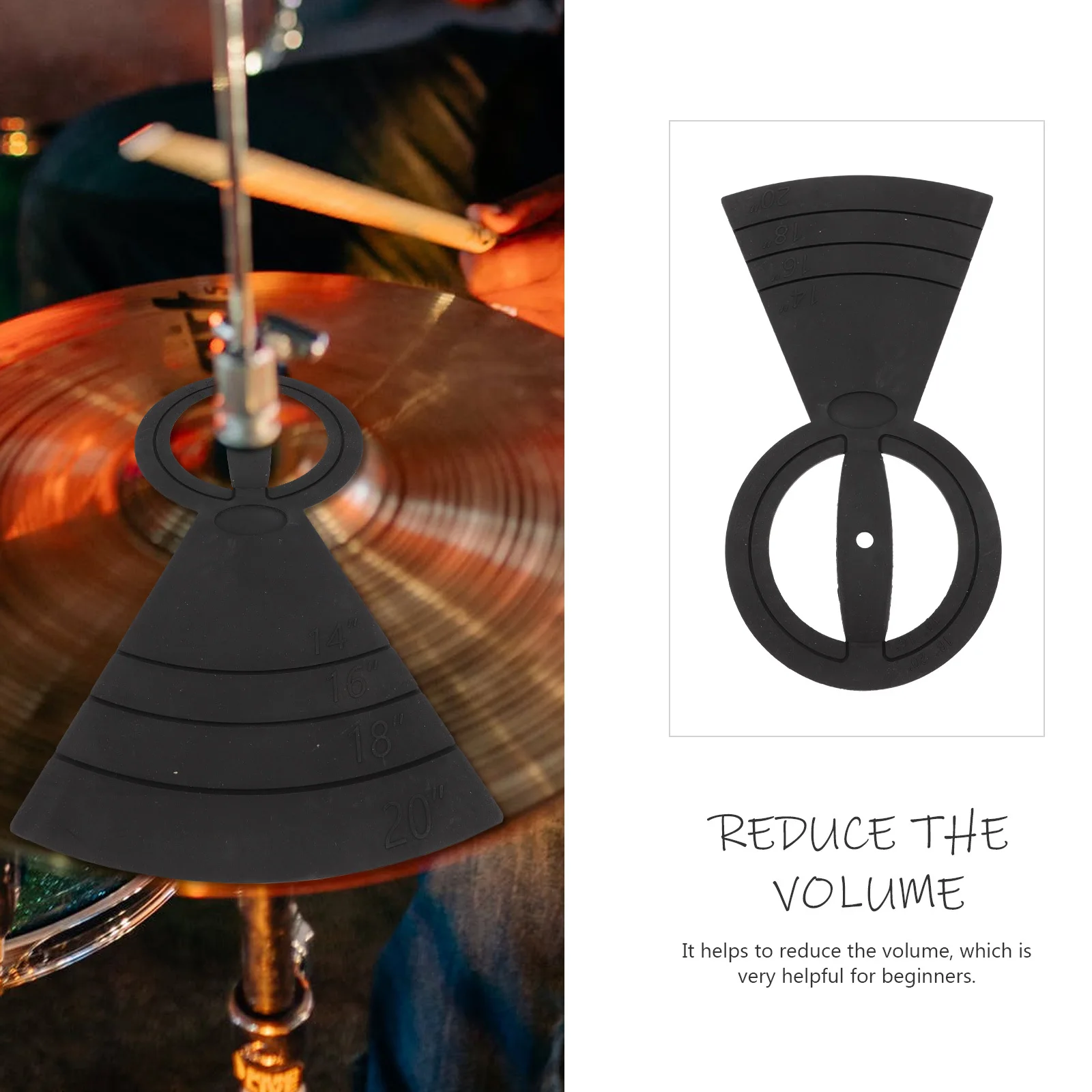 Drum Set Mute High-Class Rubber Soft Protective Drum Practice Muffler Pad Useful Instrument Muffler Instrument
Drum Set Mute High-Class Rubber Soft Protective Drum Practice Muffler Pad Useful Instrument Muffler Instrument