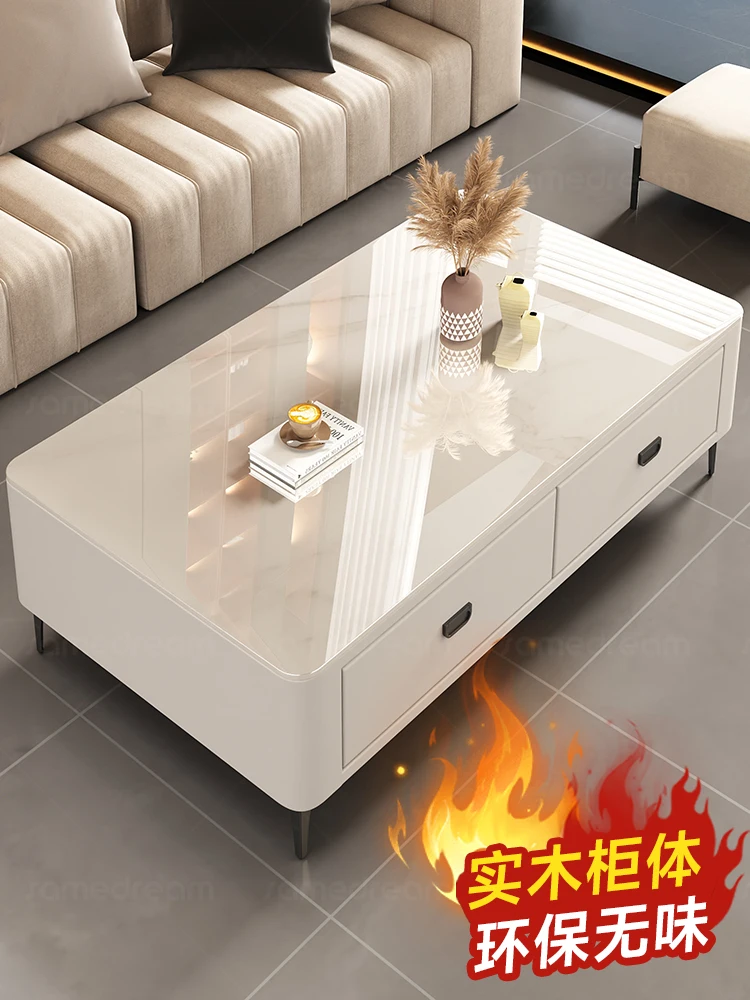 Sanmeng solid wood rock slab coffee table living room light luxury high-end modern TV cabinet
Sanmeng solid wood rock slab coffee table living room light luxury high-end modern TV cabinet