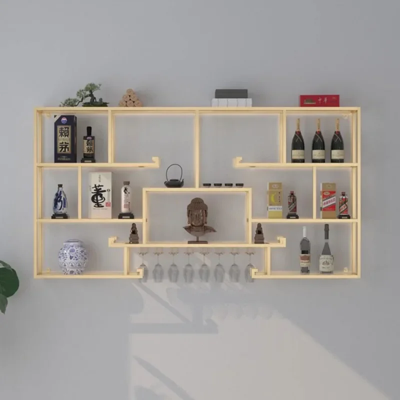 Hanging Wall Mounted Wine Cabinets Kitchen Storage Retail Holder Club Wine Rack Drink Restaurant Stockage Vin Showcase
Hanging Wall Mounted Wine Cabinets Kitchen Storage Retail Holder Club Wine Rack Drink Restaurant Stockage Vin Showcase