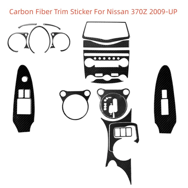 Black Car Center Console Gear Shift Water Cup Holder Panel Carbon Fiber Trim Sticker For Nissan 370Z 2009-UP Styling Accessories
Black Car Center Console Gear Shift Water Cup Holder Panel Carbon Fiber Trim Sticker For Nissan 370Z 2009-UP Styling Accessories