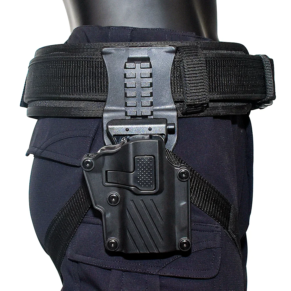 92g Multi-Function Tactical Quick-Draw Holster Universal G17 1911 Leggings Index Finger Unlock Holster For Police Officers Duty
92g Multi-Function Tactical Quick-Draw Holster Universal G17 1911 Leggings Index Finger Unlock Holster For Police Officers Duty