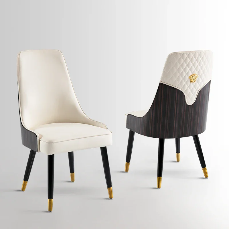 Leather Modern Luxury Dining Chair Restaurant Design Italian Relaxing Comfortable Chair Living Room Silla Comedor Home Furniture
Leather Modern Luxury Dining Chair Restaurant Design Italian Relaxing Comfortable Chair Living Room Silla Comedor Home Furniture