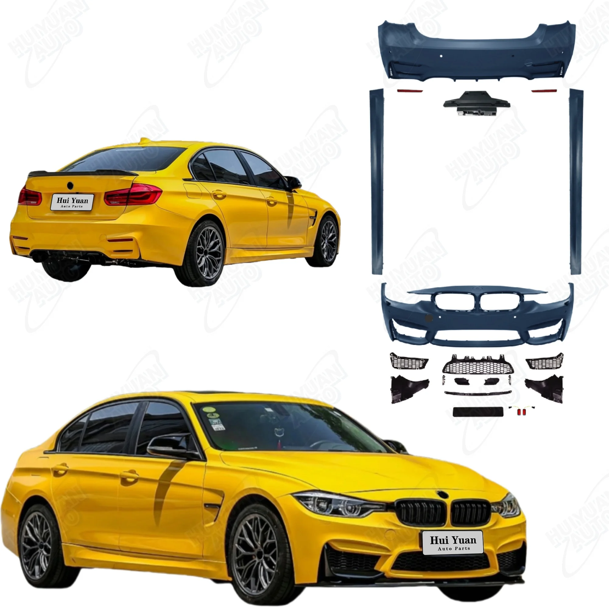Body Kit for 3 Series F30 F35 2012-2018 Upgrade to F80 M3 Style Model Contain Front Bumper Assembly Rear Lip Exhaust Pipes
Body Kit for 3 Series F30 F35 2012-2018 Upgrade to F80 M3 Style Model Contain Front Bumper Assembly Rear Lip Exhaust Pipes