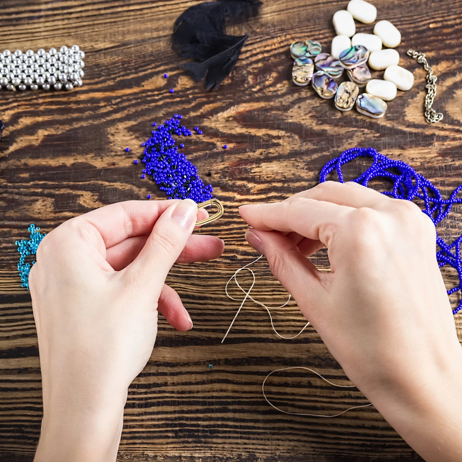 4 Pcs Carabiner Jewelry Clasps for Bracelets Necklaces 18k Gold Plated Buckle Golden Kit
4 Pcs Carabiner Jewelry Clasps for Bracelets Necklaces 18k Gold Plated Buckle Golden Kit