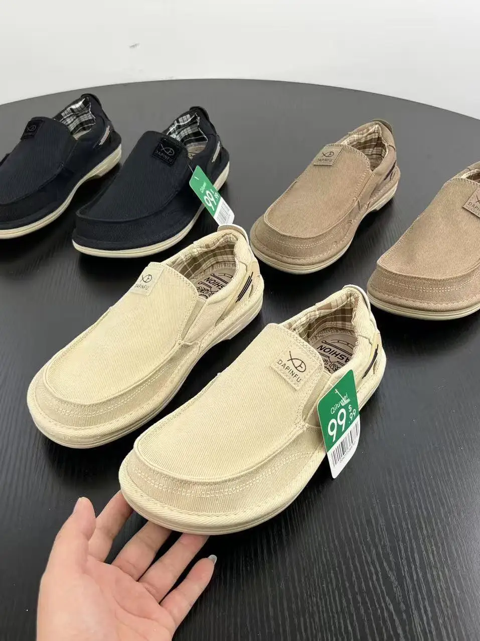 Outdoor Lightweight Comfortable Men's Slip-On Canvas Loafers Casual Shoes Straw Shoes Breathable round Toe Color
Outdoor Lightweight Comfortable Men's Slip-On Canvas Loafers Casual Shoes Straw Shoes Breathable round Toe Color