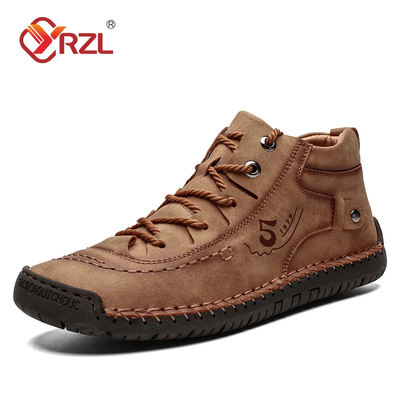 YRZL Shoe Man Handmade Leather Men Boots Casual Autumn Sneakers Breathable Design Mens Shoes Outdoor Men Driving Loafers Man
YRZL Shoe Man Handmade Leather Men Boots Casual Autumn Sneakers Breathable Design Mens Shoes Outdoor Men Driving Loafers Man