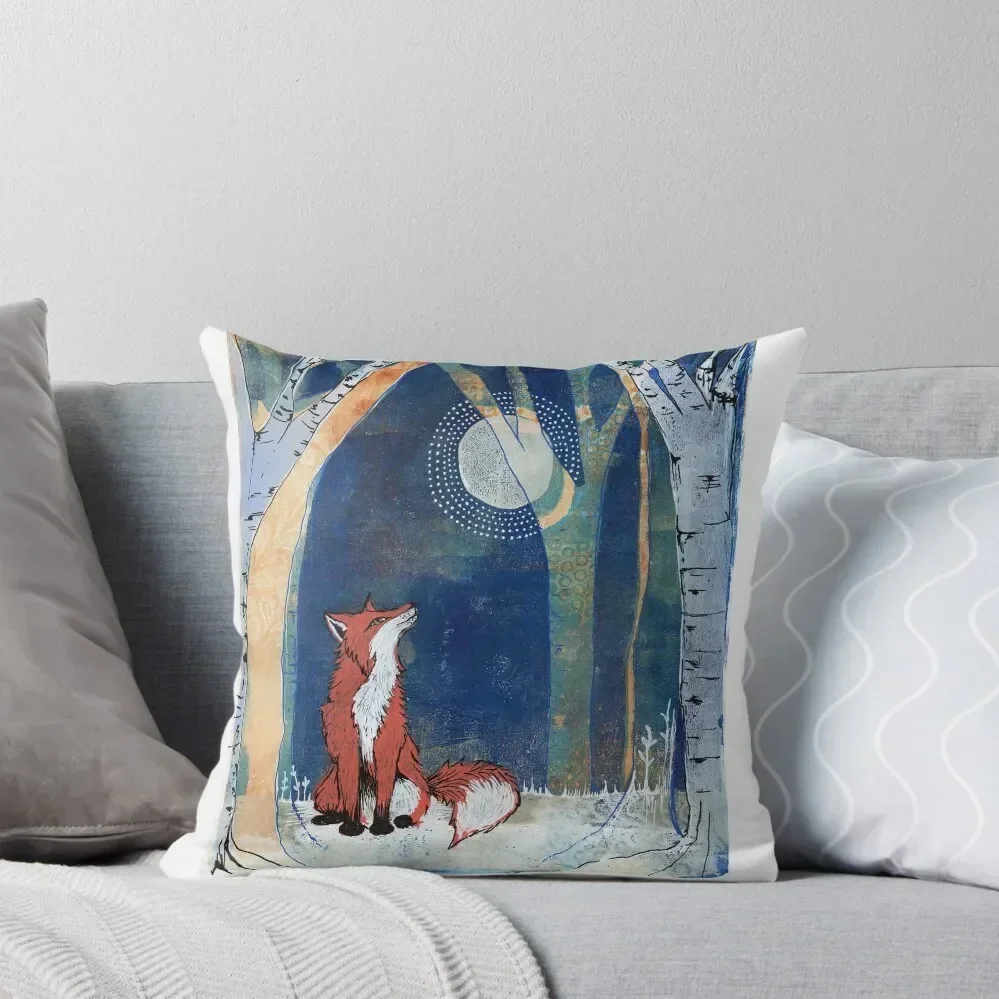 The Fox and the Moon Throw Pillow Room decorating items christmas cushions covers Anime pillow 
The Fox and the Moon Throw Pillow Room decorating items christmas cushions covers Anime pillow
