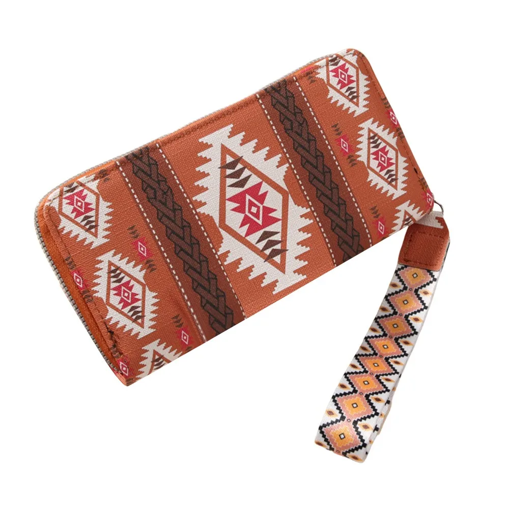 Bohemian Style Long Wallet Multi Card Slots PU Leather Card Holder Large Capacity Waterproof Coin Purse
Bohemian Style Long Wallet Multi Card Slots PU Leather Card Holder Large Capacity Waterproof Coin Purse