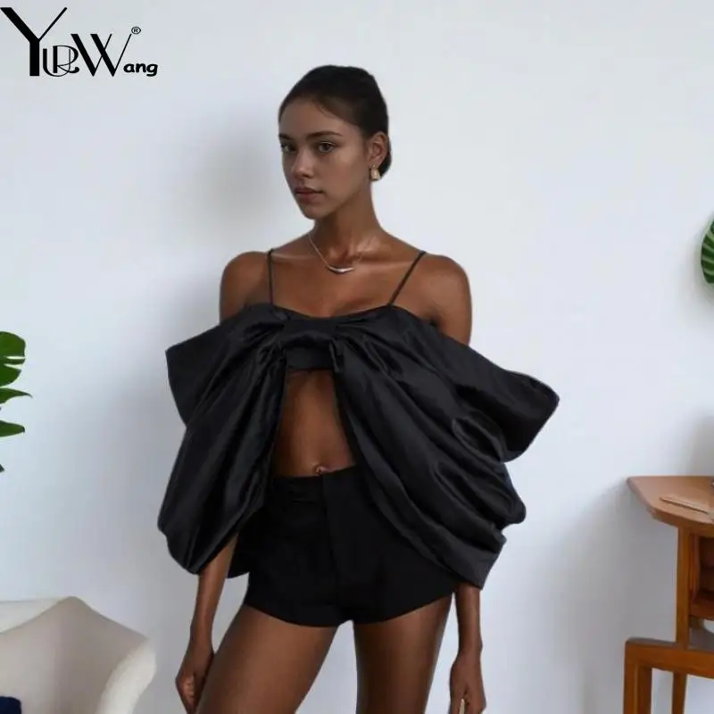 Yuerwang женские майки 2021, модные черные майки с большим бантом и открытой спиной, без бретелек, без рукавов, универсальный сексуальный топ на бретельках
Yuerwang женские майки 2021, модные черные майки с большим бантом и открытой спиной, без бретелек, без рукавов, универсальный сексуальный топ на бретельках
