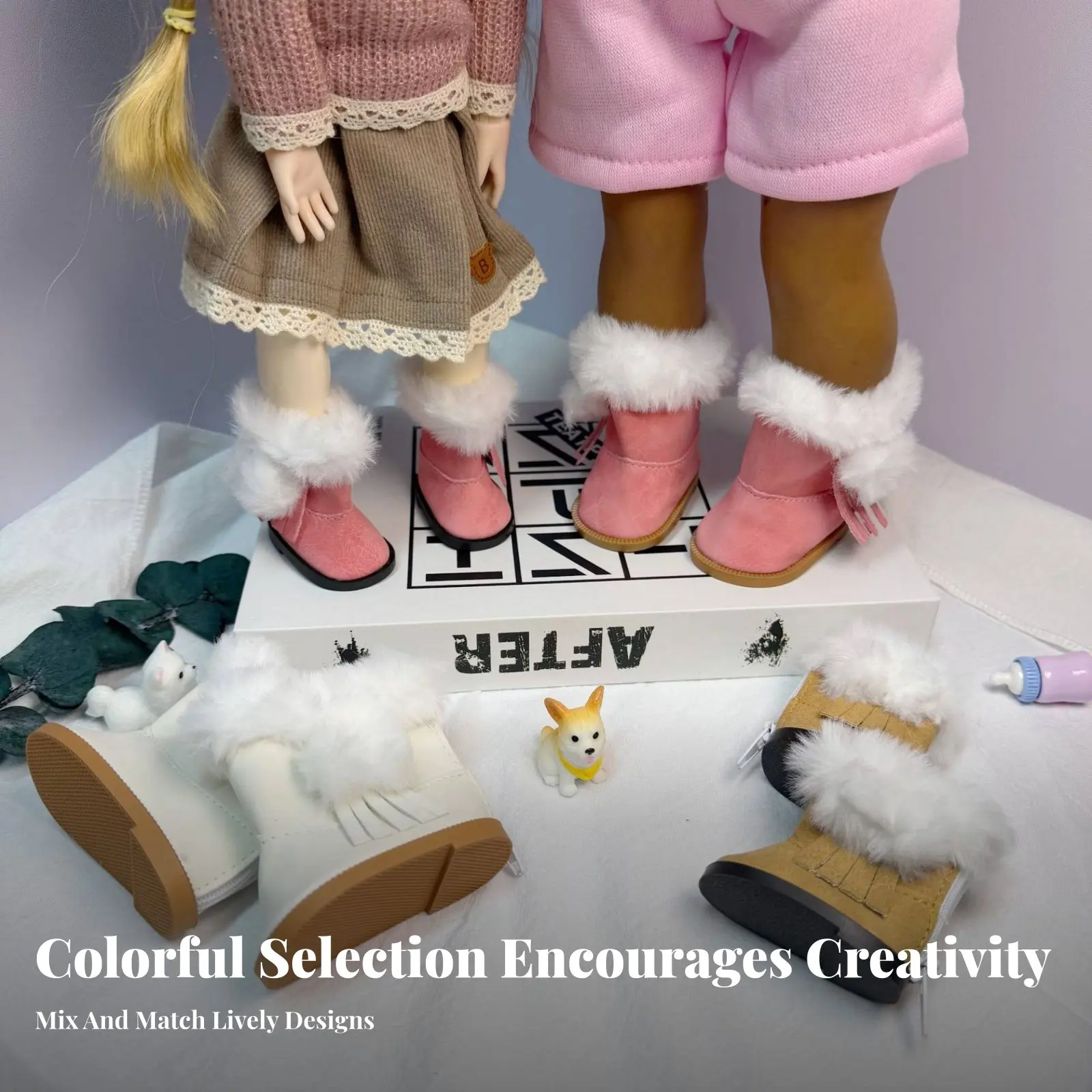 1:6 Miniature Doll Snow Boots Doll Boots Furry Lining for Hobbyists, Dioramas
1:6 Miniature Doll Snow Boots Doll Boots Furry Lining for Hobbyists, Dioramas