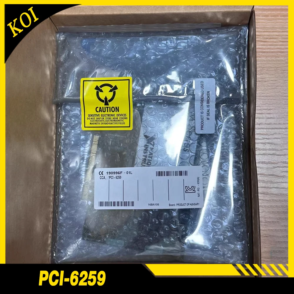 For N I PCI-6259 data acquisition card 779072-01 16 bit 32 channel analog
For N I PCI-6259 data acquisition card 779072-01 16 bit 32 channel analog