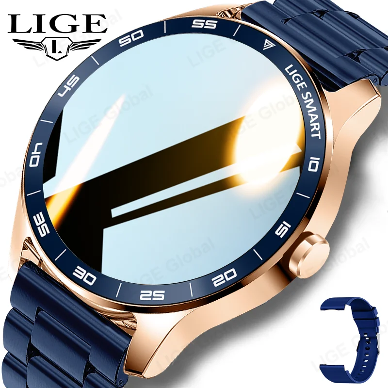 LIGE 2026 Smart Watch Men 1.38" Full Touch Screen Heart Rate Tracker Bluetooth Call Sports Smartwatch Steel Band For Android iOS
LIGE 2026 Smart Watch Men 1.38" Full Touch Screen Heart Rate Tracker Bluetooth Call Sports Smartwatch Steel Band For Android iOS