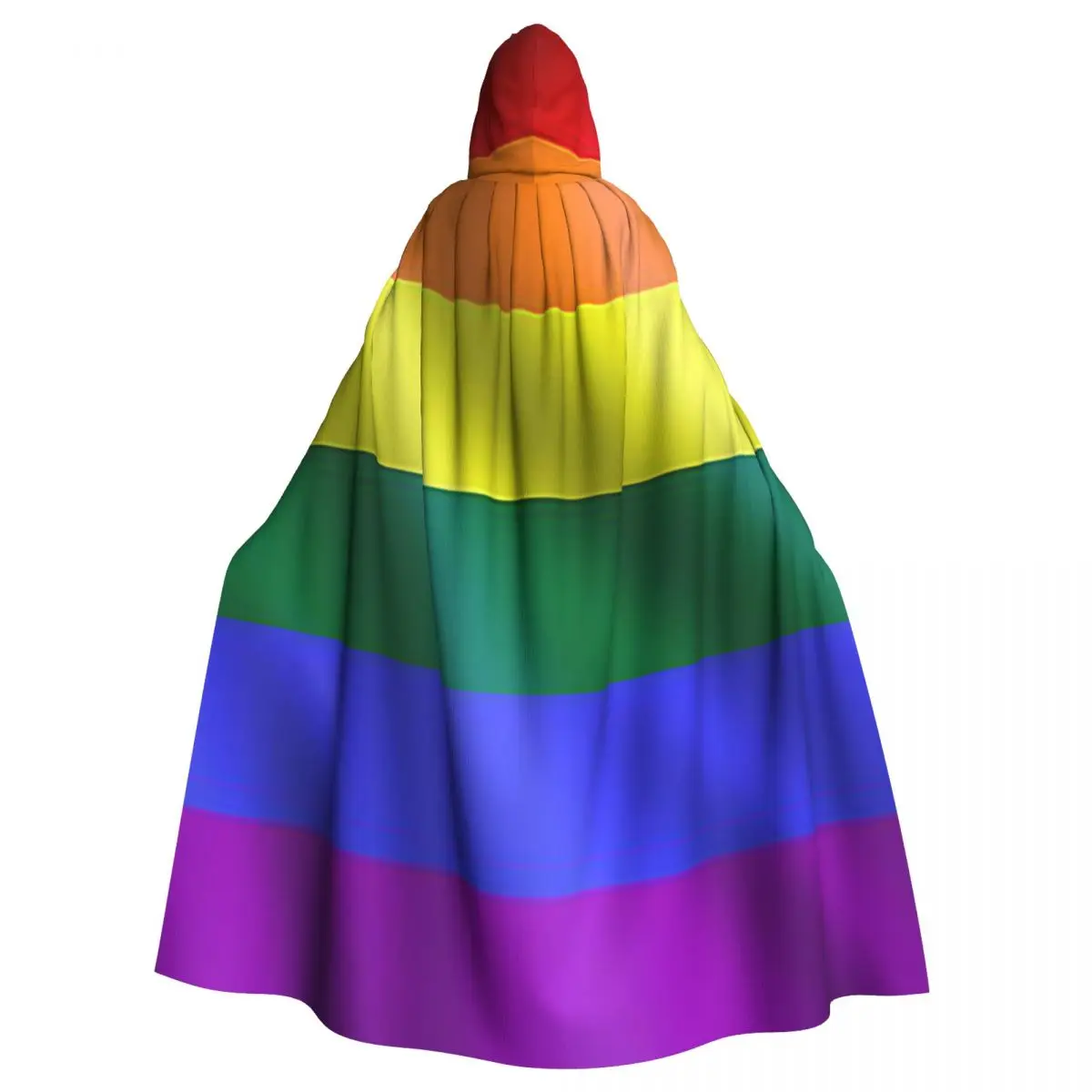 Rainbow Flag Gay Pride Long Hooded Cloak Witch Medieval Costume Cosplay Cape HalloweenVampire Adult Unisex
Rainbow Flag Gay Pride Long Hooded Cloak Witch Medieval Costume Cosplay Cape HalloweenVampire Adult Unisex