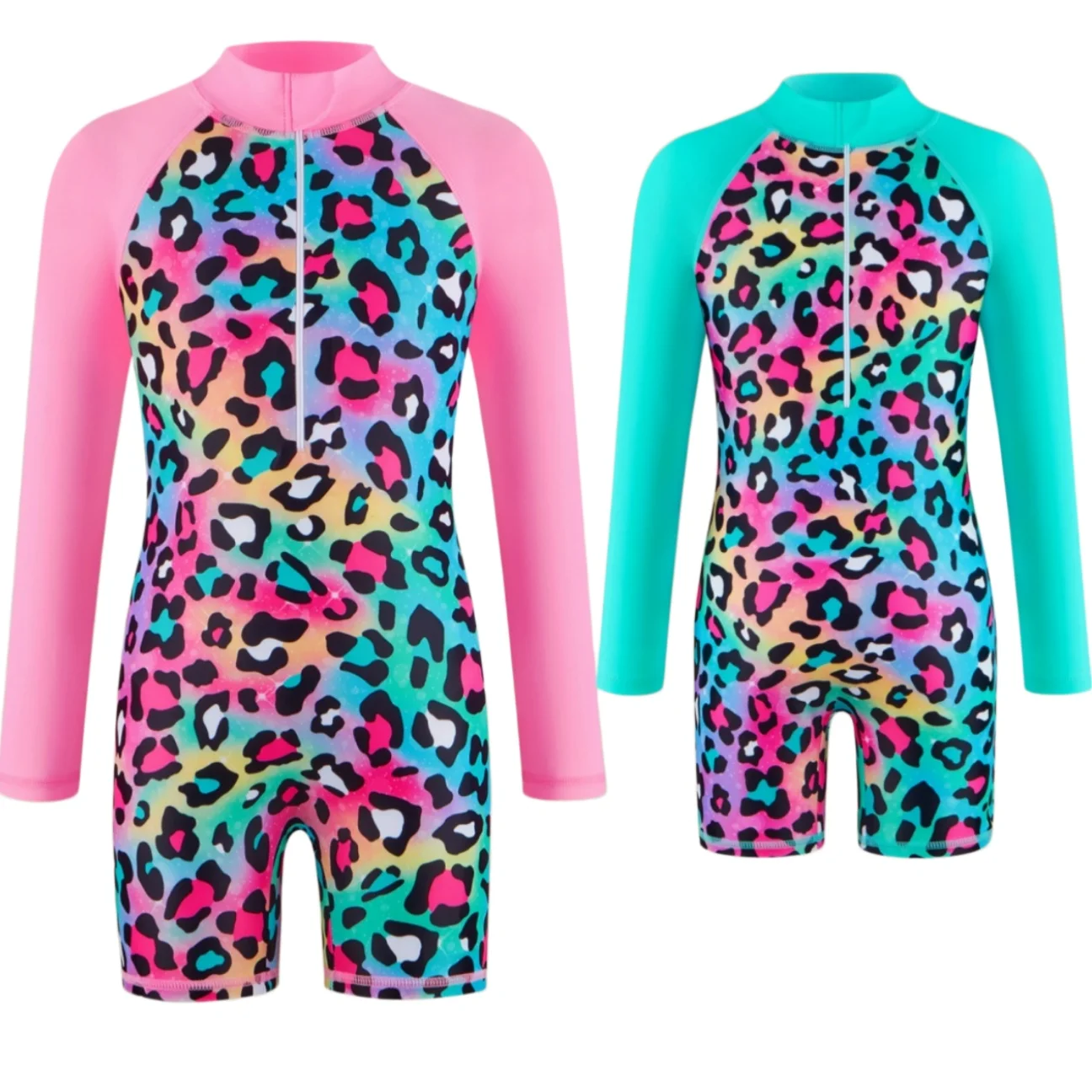 Kids Girl Swimsuit One Piece Girl's Swimwear Rash Guard Set Zipper Front Long Sleeve Leopard Print Bathing Suit for Beach 3-15Y
Kids Girl Swimsuit One Piece Girl's Swimwear Rash Guard Set Zipper Front Long Sleeve Leopard Print Bathing Suit for Beach 3-15Y