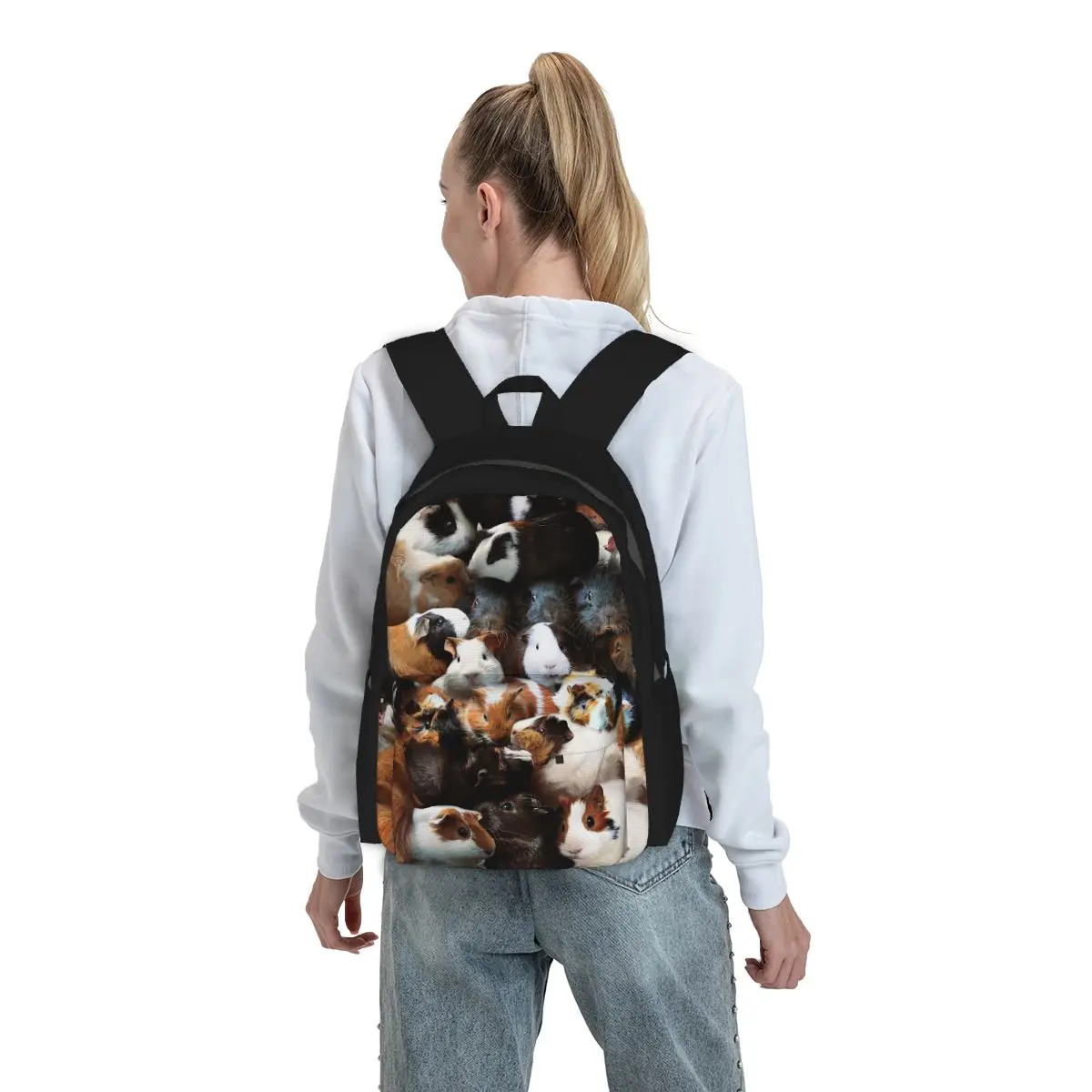 Guinea Pigs Backpack Boys Girls BookBag Kids School Bag Computer Shoulder Bags for Men Women
Guinea Pigs Backpack Boys Girls BookBag Kids School Bag Computer Shoulder Bags for Men Women