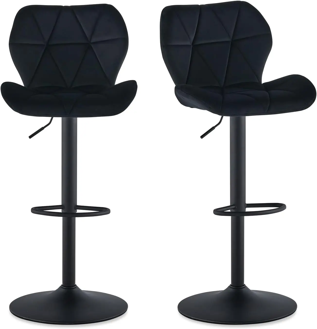 Adjustable Swivel Bar Stools Set Of 2,Counter Height Bar Stools With Back, Upholstered Velvet Arml Bar Chairs For Kitchen
Adjustable Swivel Bar Stools Set Of 2,Counter Height Bar Stools With Back, Upholstered Velvet Arml Bar Chairs For Kitchen