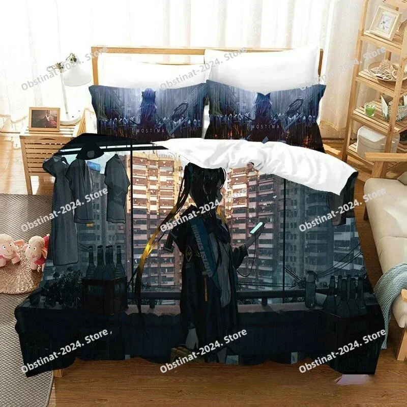 Anime Game Arknights Bedding Set Printed single Comforter Quilt Bed Cover Duvet Cover Pillow Case 3 Pieces Sets Kids Adult Size
Anime Game Arknights Bedding Set Printed single Comforter Quilt Bed Cover Duvet Cover Pillow Case 3 Pieces Sets Kids Adult Size