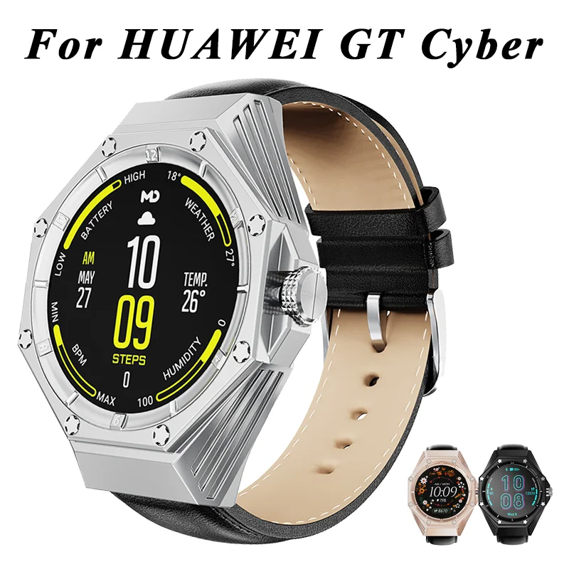 Luxury Starp Modification Kit for HUAWEI GT Cyber Stainless Steel Case Leather Band for Huawei GT Cyber Series Bracelet Set
Luxury Starp Modification Kit for HUAWEI GT Cyber Stainless Steel Case Leather Band for Huawei GT Cyber Series Bracelet Set