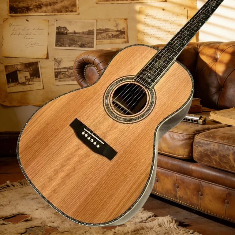 39 Inch 00045 Light Brown Acoustic Guitar HPL Neck Solid Top Strong Penetration Power Free Shipping
39 Inch 00045 Light Brown Acoustic Guitar HPL Neck Solid Top Strong Penetration Power Free Shipping