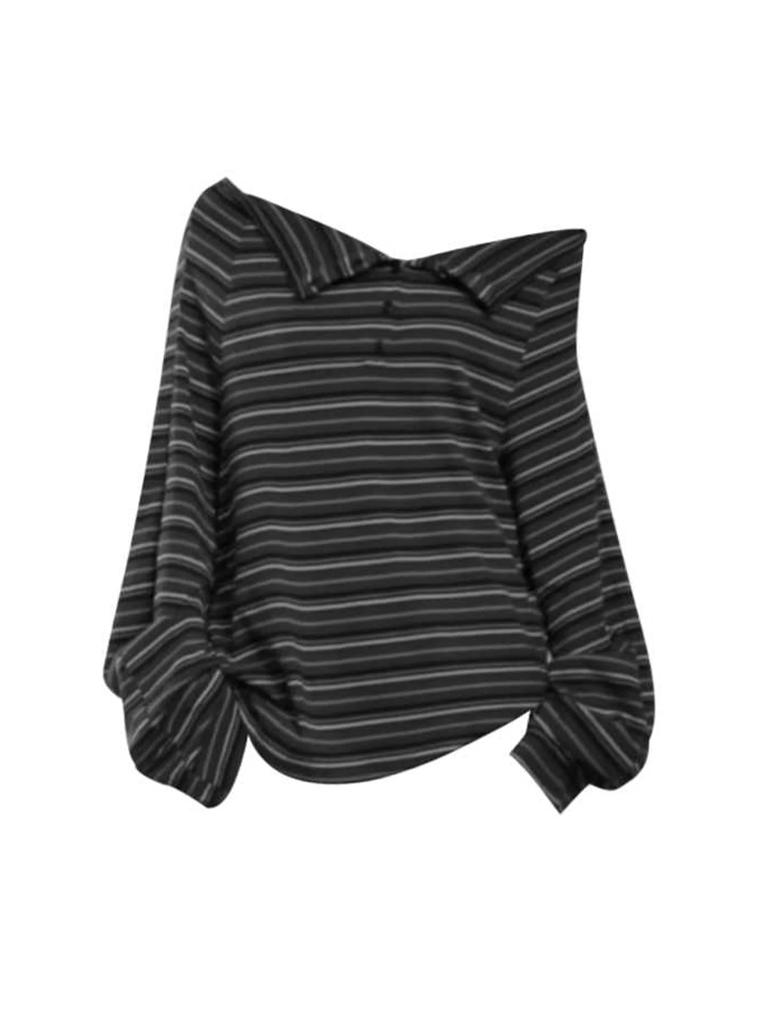 Women's Grey Striped Y2k Gyaru T-shirt Vintage Harajuku 90s Aesthetic 2000s Slash Neck Tee Top Long Sleeve T-shirts 2025 Autumn
Women's Grey Striped Y2k Gyaru T-shirt Vintage Harajuku 90s Aesthetic 2000s Slash Neck Tee Top Long Sleeve T-shirts 2025 Autumn