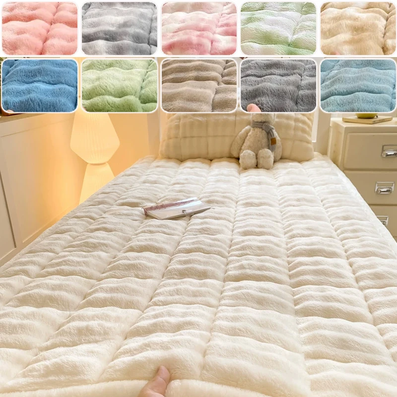 2026 Winter Warm Plush Student Dormitory Mattress Super Soft Foldable Fitted Bed Sheet Bed Cover for Home Hotel Dormitory Матрас
2026 Winter Warm Plush Student Dormitory Mattress Super Soft Foldable Fitted Bed Sheet Bed Cover for Home Hotel Dormitory Матрас