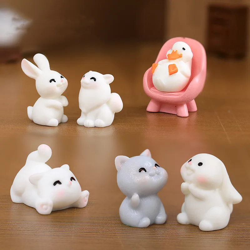 2023 Figurine Miniature Cute Rabbit Cat Pig Bear Micro Landscape Ornaments For Home Decoration Kawaii Animal Bunny Desk Decor
2023 Figurine Miniature Cute Rabbit Cat Pig Bear Micro Landscape Ornaments For Home Decoration Kawaii Animal Bunny Desk Decor