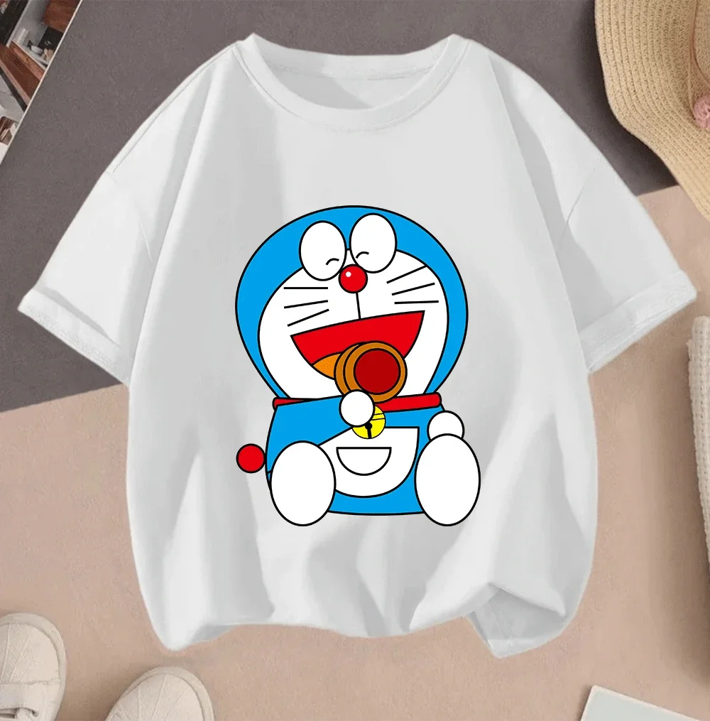 Hot Sale 2D Doraemon Cartoon Print Casual Summer Short Sleeve T Shirt For Kids Teenagers Girls Boys
Hot Sale 2D Doraemon Cartoon Print Casual Summer Short Sleeve T Shirt For Kids Teenagers Girls Boys