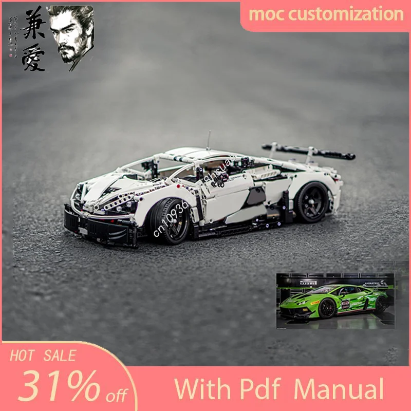 1476PCS Lamborrghinis Huraacán GT3 EVO technology creative Children Brick Toy Birthday Building Blocks weekend student Gifts
1476PCS Lamborrghinis Huraacán GT3 EVO technology creative Children Brick Toy Birthday Building Blocks weekend student Gifts
