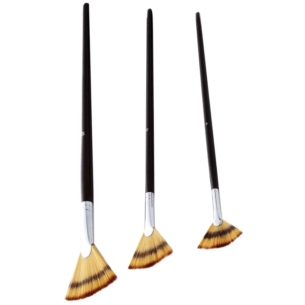 3 Pcs Fan Shaped Brushes Oil Watercolor Paintbrushes Lightweight Portable for Painting Artists Gifts Painting Tools
3 Pcs Fan Shaped Brushes Oil Watercolor Paintbrushes Lightweight Portable for Painting Artists Gifts Painting Tools