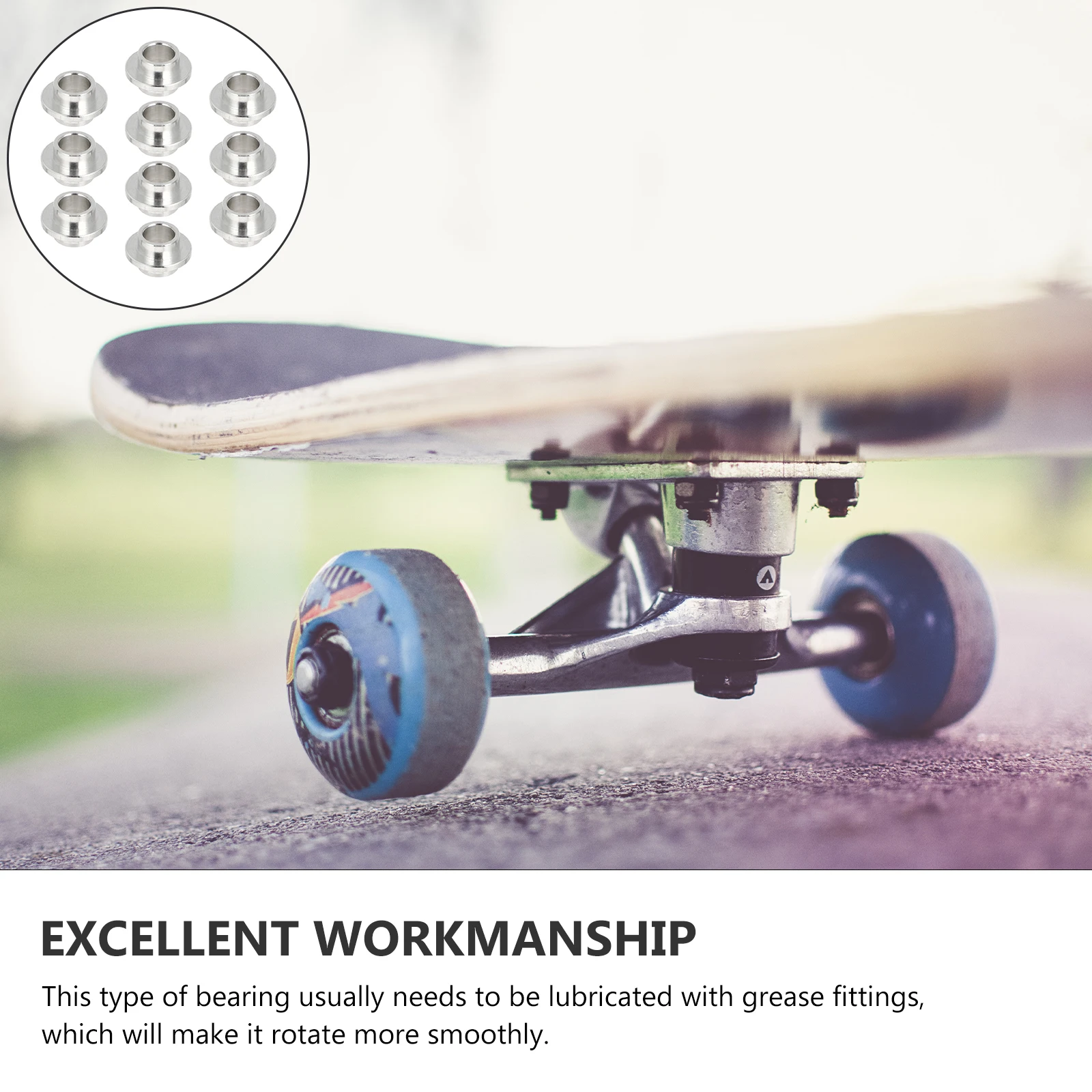 10pcs Metal Smooth Rotation High Speed Wheel Roller Skating Supplies Inline Bearings Strong Durable Skateboard Tools Cycling
10pcs Metal Smooth Rotation High Speed Wheel Roller Skating Supplies Inline Bearings Strong Durable Skateboard Tools Cycling