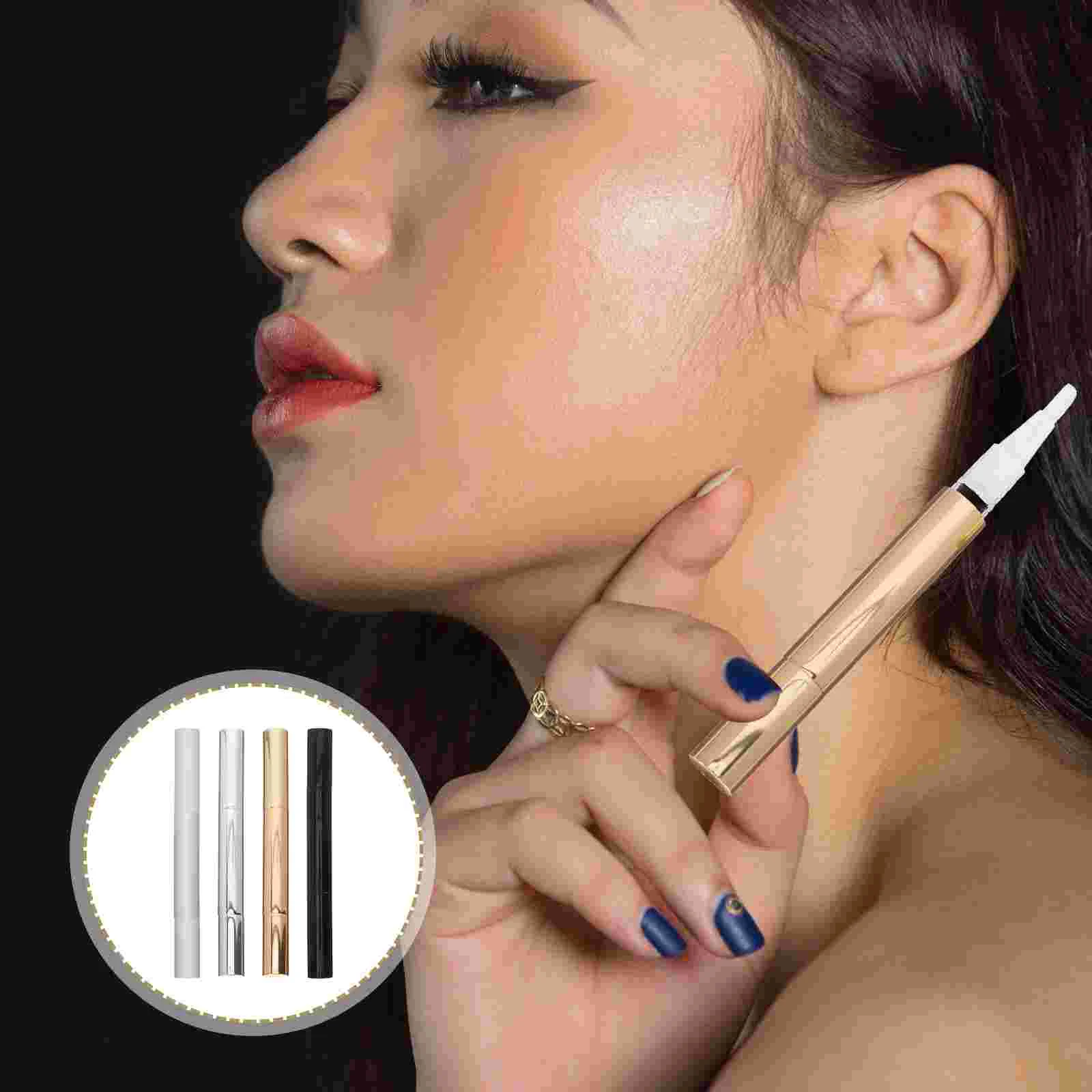 4 Pcs Eyelash Growth Liquid Tube Travel Empty Eyeliner Pen Nail Oil Container Applicator Lightweight Non Leaking
4 Pcs Eyelash Growth Liquid Tube Travel Empty Eyeliner Pen Nail Oil Container Applicator Lightweight Non Leaking