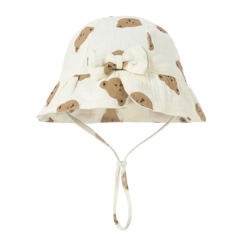 Fashion Thin Baby Fisherman Hat Cute Bowknot Printed Princess Hat Adjustable Baby Sunhat Spring Summer
Fashion Thin Baby Fisherman Hat Cute Bowknot Printed Princess Hat Adjustable Baby Sunhat Spring Summer