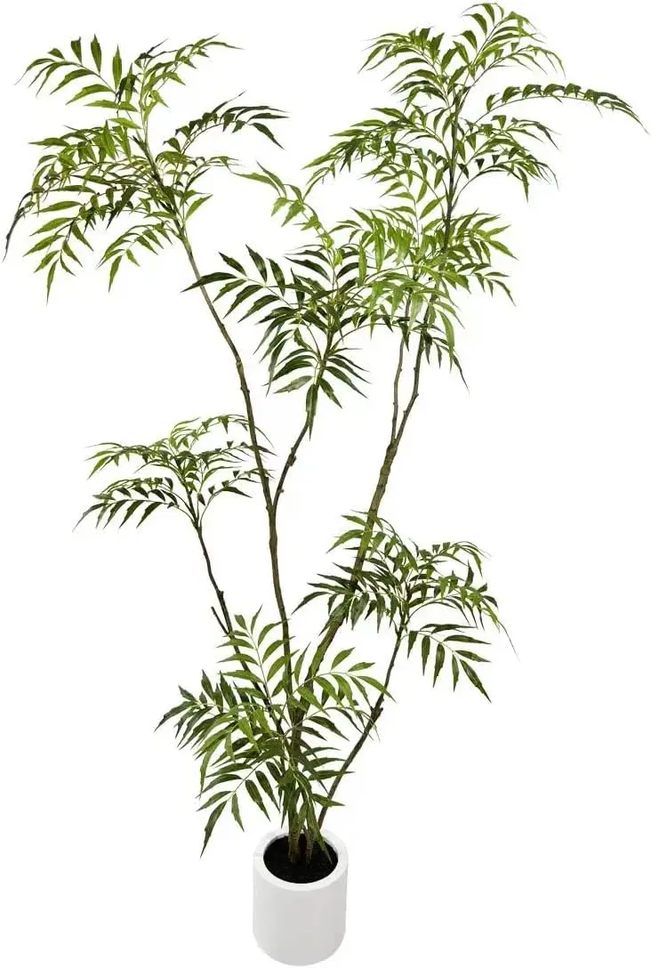 Mahonia Fortunei Дерево высотой 71 дюйм Поддельные деревья для использования в помещении, большие растения Mahonia fortunei с белым горшочком
Mahonia Fortunei Дерево высотой 71 дюйм Поддельные деревья для использования в помещении, большие растения Mahonia fortunei с белым горшочком