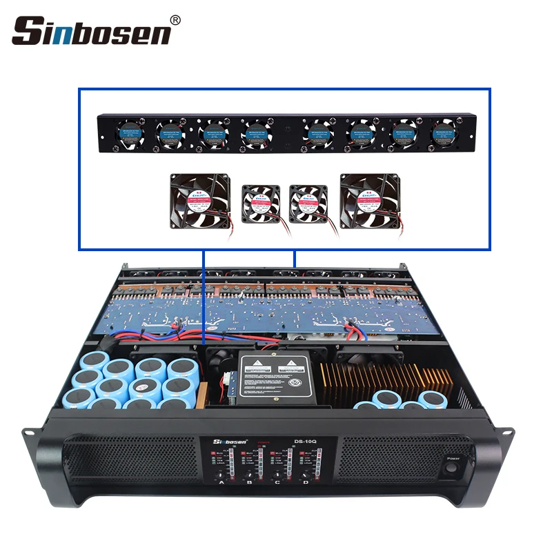 Sinbosen Pro Sound DJ Equipment DS-10Q Line Array Amplificadoror Profecional 2100w
Sinbosen Pro Sound DJ Equipment DS-10Q Line Array Amplificadoror Profecional 2100w