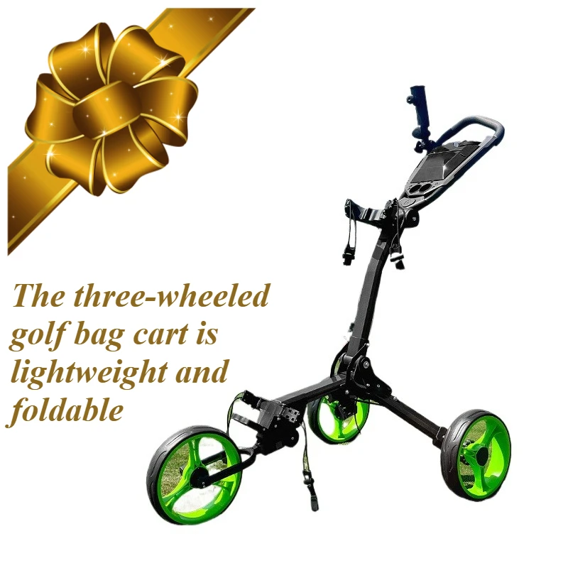 Golf chartered cart trolley trolley handbrake portable folding tricycle
Golf chartered cart trolley trolley handbrake portable folding tricycle