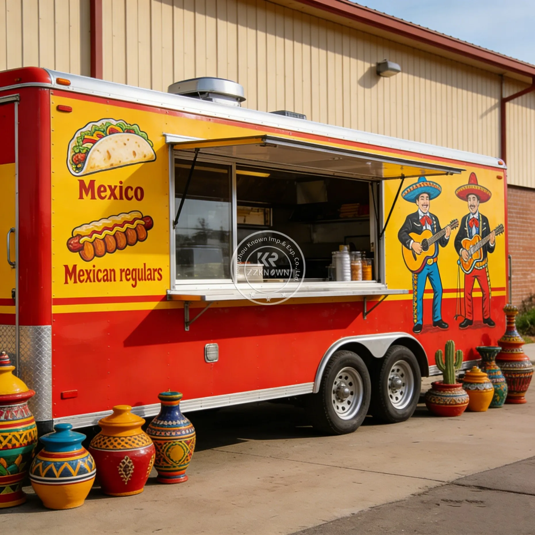 Custom Size Food Trailer with Customizable Appearance Kitchen Equipment Mobile Kitchen Restaurant Fast Food Truck Food Cart
Custom Size Food Trailer with Customizable Appearance Kitchen Equipment Mobile Kitchen Restaurant Fast Food Truck Food Cart